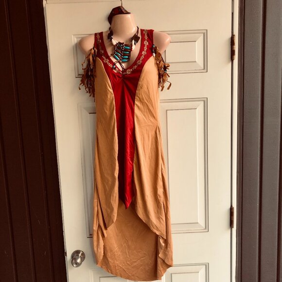 Leg Avenue Eye Candy Tribal Frontier Maiden Halloween Costume Women Size M - Picture 1 of 6